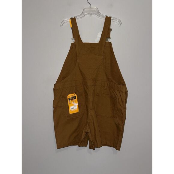 Carhartt Women Relaxed Fit Shortalls One-Piece Canvas Overall Shorts XL 16-18 - Picture 6 of 16